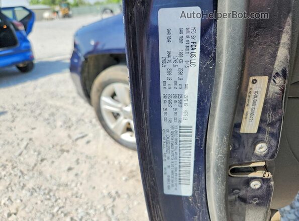 1C4NJDBB1GD506271 2016 JEEP COMPASS Blue Widok naklejki z numerem VIN