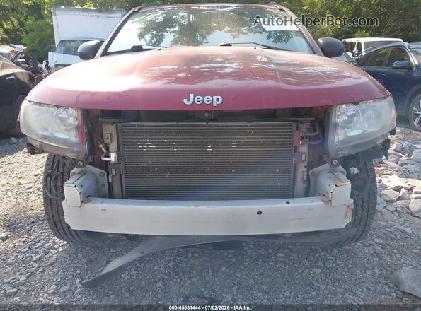 1C4NJDBB1GD638222 2016 JEEP COMPASS Темно-бордовый Вид спереди