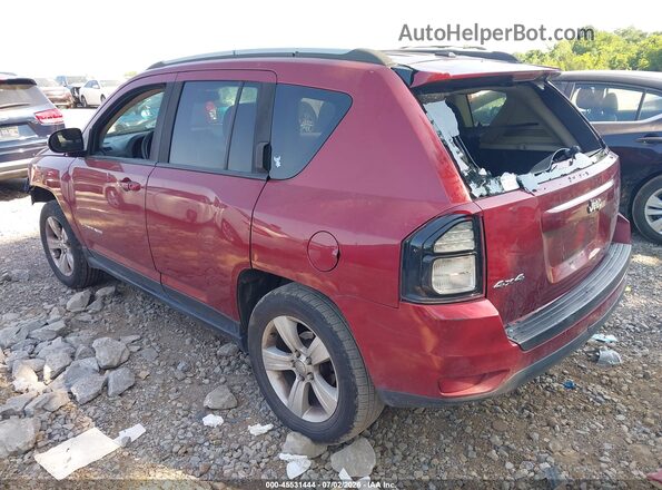 1C4NJDBB1GD638222 2016 JEEP COMPASS Темно-бордовый Задняя левая четверть