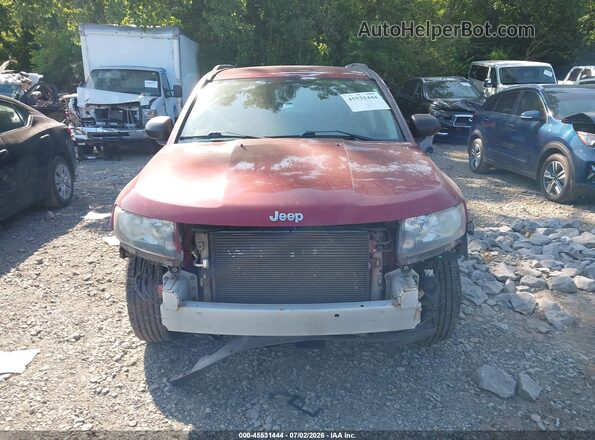 1C4NJDBB1GD638222 2016 JEEP COMPASS Темно-бордовый Вид щитка приборов