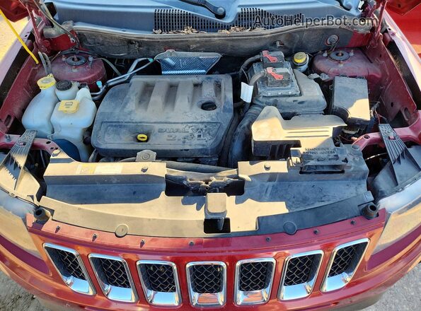1C4NJDBB1GD778268 2016 JEEP COMPASS Red ძრავის განყოფილების ხედი