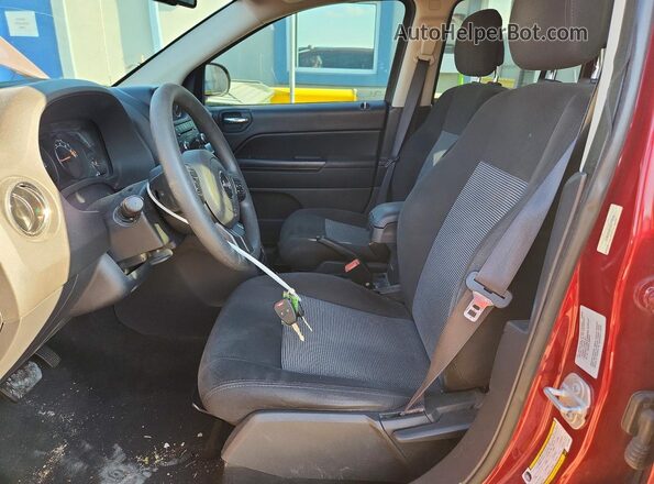 1C4NJDBB1GD778268 2016 JEEP COMPASS Red წინა სალონის ხედი
