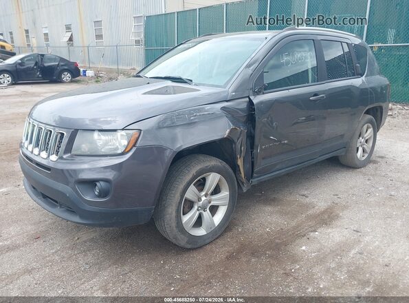1C4NJDBB2GD618044 2016 JEEP COMPASS Gray Vista tres cuartos delantera izquierda