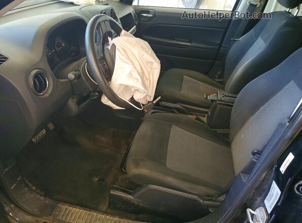 1C4NJDBB3GD522603 2016 JEEP COMPASS Black Front interior view