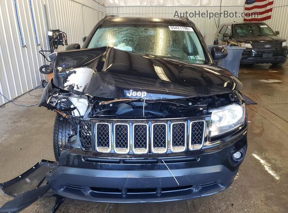 1C4NJDBB3GD522603 2016 JEEP COMPASS Black Front view