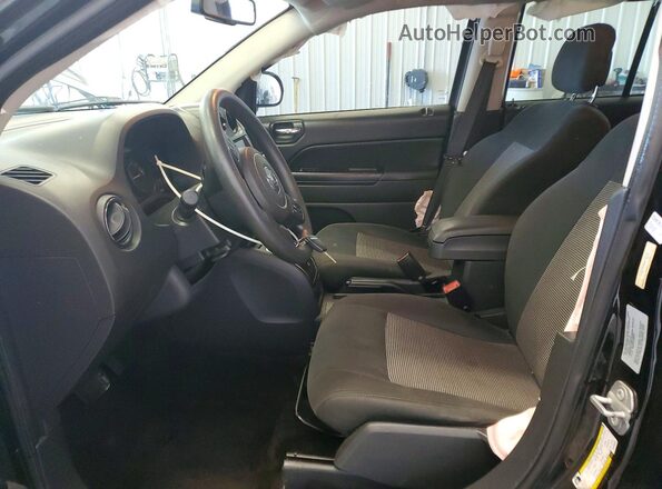 1C4NJDBB3GD780345 2016 JEEP COMPASS Black Widok wnętrza z przodu