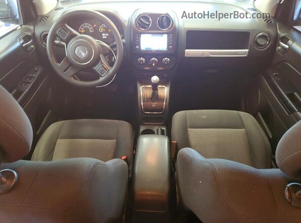 1C4NJDBB3GD780345 2016 JEEP COMPASS Black Widok deski rozdzielczej