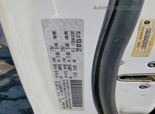 1C4NJDBB4GD670937 2016 JEEP COMPASS White Widok komory silnika
