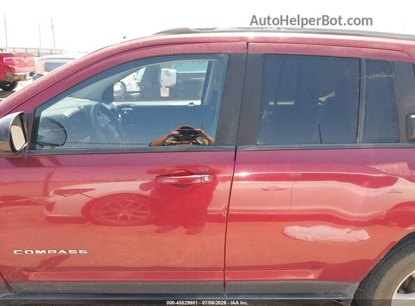 1C4NJDBB5GD571723 2016 JEEP COMPASS Maroon Widok wnętrza 360 stopni