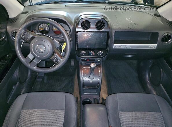 1C4NJDBB6GD714114 2016 JEEP COMPASS Blue Вид панелі приладів