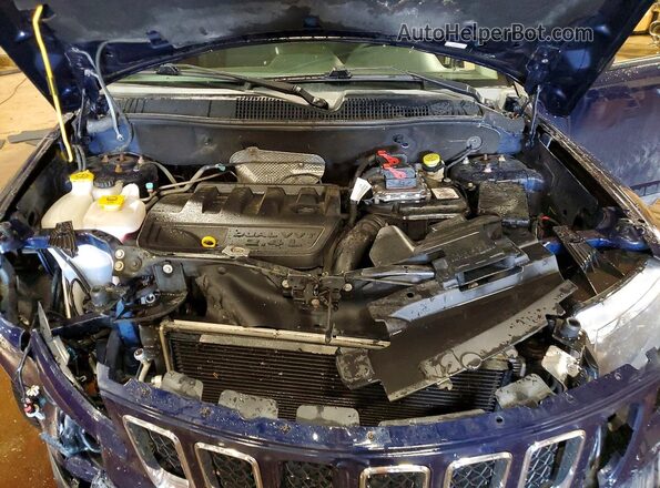 1C4NJDBB6GD714114 2016 JEEP COMPASS Blue Вид підкапотного простору
