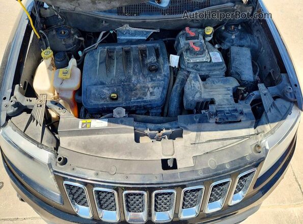 1C4NJDBB6GD722875 2016 JEEP COMPASS Black Engine compartment view