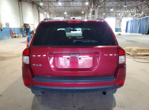 1C4NJDBB7GD617794 2016 JEEP COMPASS Red Rear view