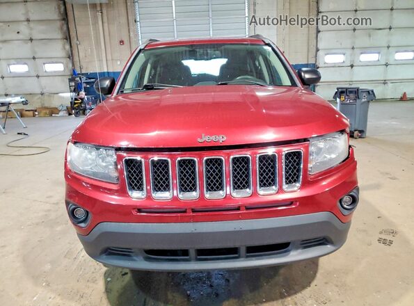 1C4NJDBB7GD617794 2016 JEEP COMPASS Red Front view