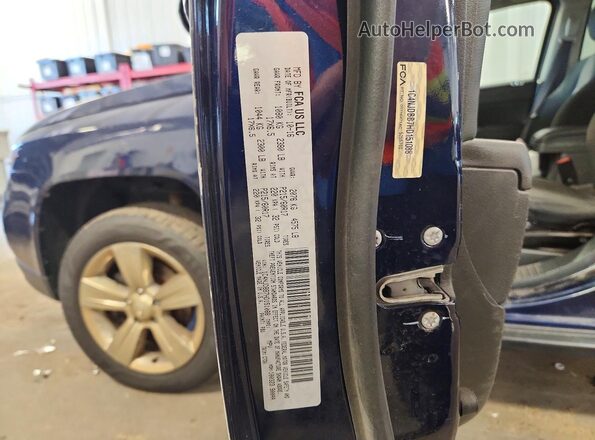 1C4NJDBB7HD151088 2017 JEEP COMPASS Blue VIN sticker view