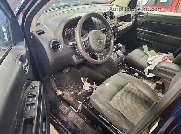 1C4NJDBB7HD151088 2017 JEEP COMPASS Blue Dashboard view