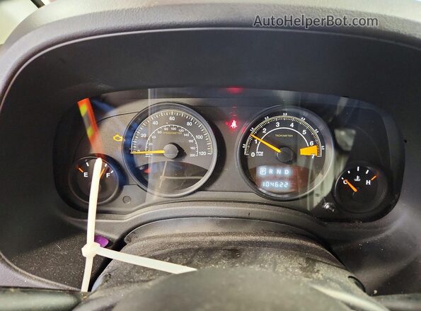 1C4NJDBB7HD151088 2017 JEEP COMPASS Blue Instrument cluster view