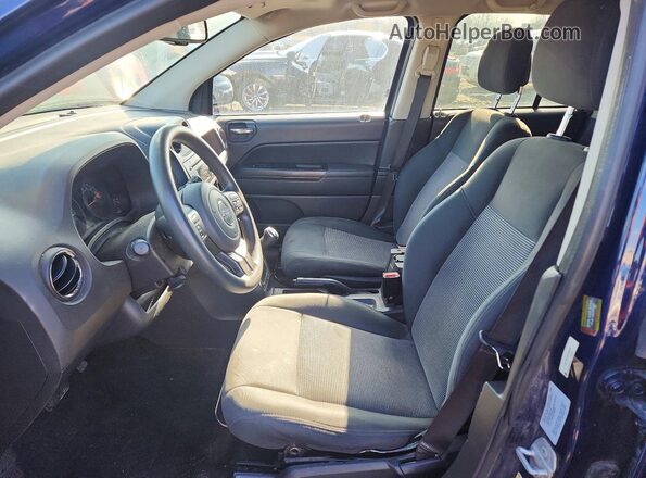 1C4NJDBB9GD549529 2016 JEEP COMPASS Blue წინა სალონის ხედი