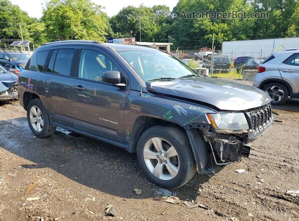 1C4NJDBB9HD101535 2017 JEEP COMPASS Gray Передня права чверть