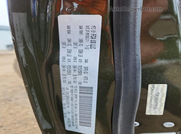 1C4NJDBB9HD101678 2017 JEEP COMPASS Green VIN კოდის სტიკერის ხედი