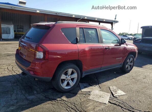 1C4NJDBBXGD509752 2016 JEEP COMPASS Maroon Հետևի աջ