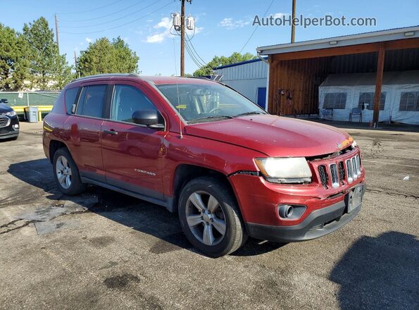 1C4NJDBBXGD509752 2016 JEEP COMPASS Maroon Առջևի աջ