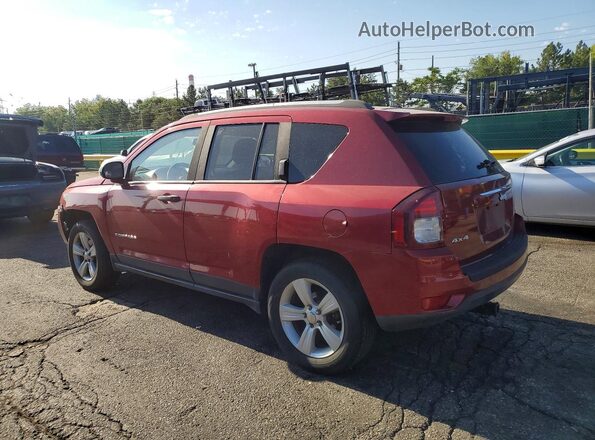 1C4NJDBBXGD509752 2016 JEEP COMPASS Maroon Հետևի ձախ