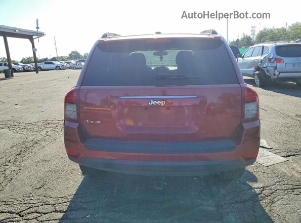 1C4NJDBBXGD509752 2016 JEEP COMPASS Maroon Հետևի տեսք