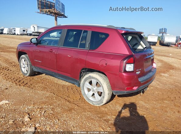 1C4NJDBBXGD520203 2016 JEEP COMPASS Maroon Задня ліва чверть