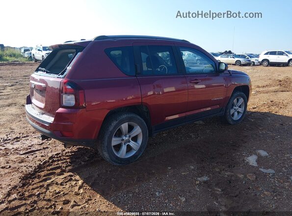 1C4NJDBBXGD520203 2016 JEEP COMPASS Maroon Задня права чверть