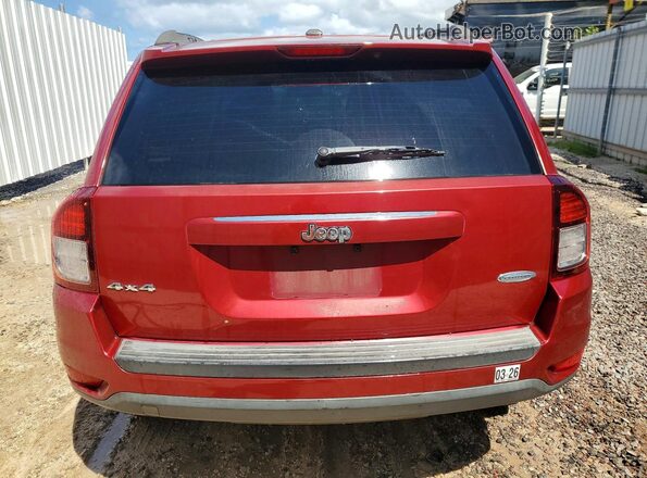 1C4NJDEB0GD630821 2016 JEEP COMPASS Red უკანა ხედი