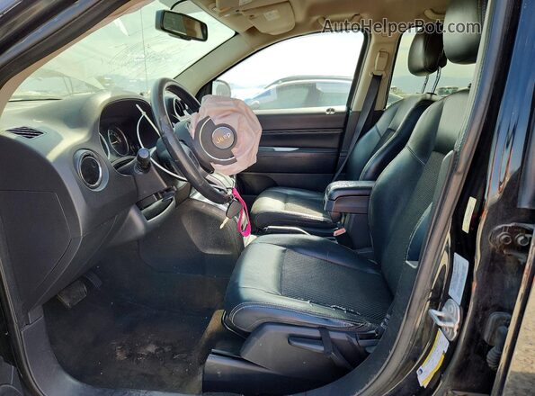 1C4NJDEB0GD663303 2016 JEEP COMPASS Black Widok wnętrza z przodu