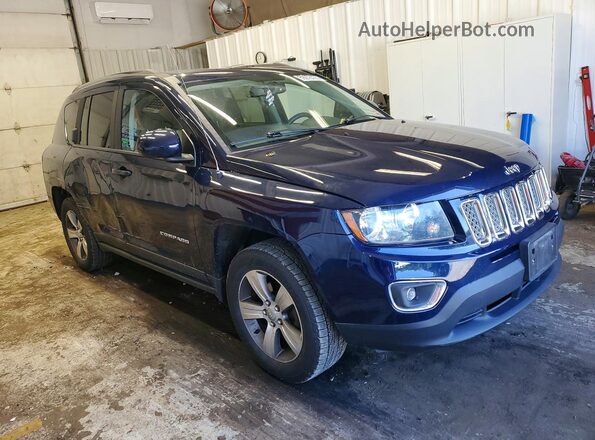 1C4NJDEB0GD768651 2016 JEEP COMPASS Синий Передняя правая четверть