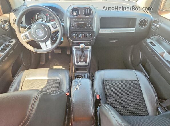 1C4NJDEB0HD191556 2017 JEEP COMPASS Black Dashboard view