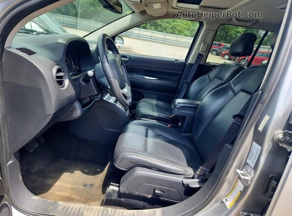 1C4NJDEB1GD597618 2016 JEEP COMPASS Silver წინა სალონის ხედი