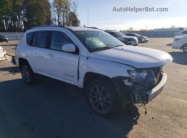 1C4NJDEB1GD747078 2016 JEEP COMPASS Белый Передняя правая четверть