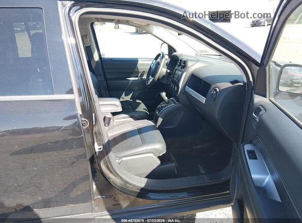 1C4NJDEB2GD664212 2016 JEEP COMPASS Black წინა სალონის ხედი