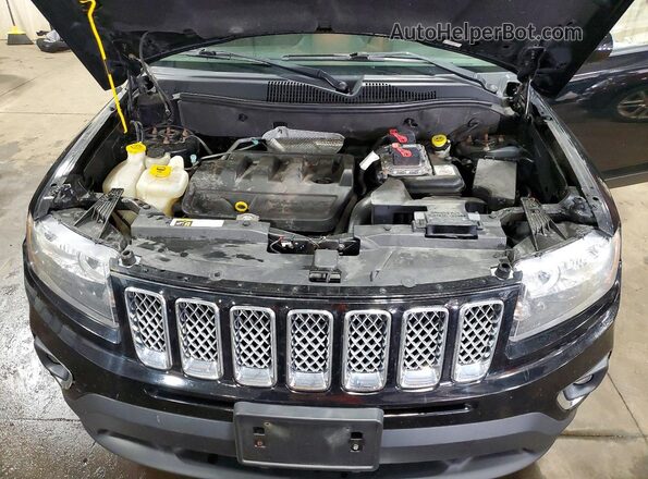 1C4NJDEB2GD674111 2016 JEEP COMPASS Black Vista interior trasera