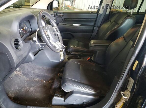 1C4NJDEB4HD190197 2017 JEEP COMPASS Black წინა სალონის ხედი