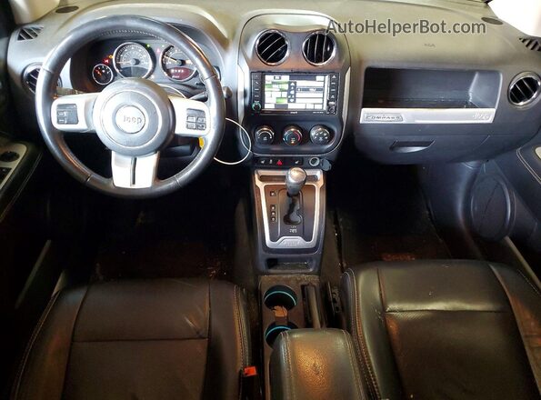 1C4NJDEB4HD190197 2017 JEEP COMPASS Black წინა პანელის ხედი