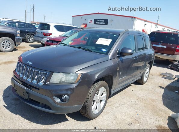 1C4NJDEB6GD631231 2016 JEEP COMPASS Gray Առջևի ձախ երեք քառորդ տեսարան
