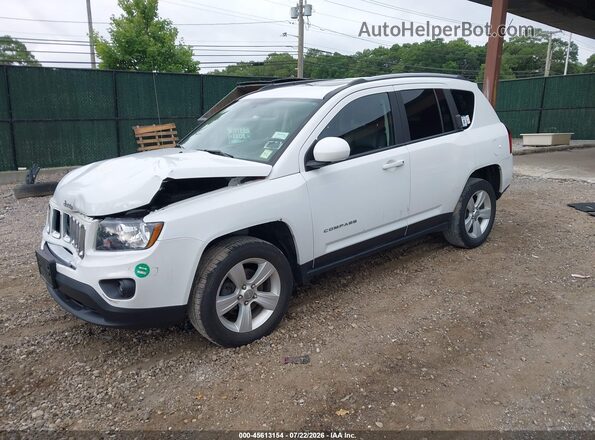 1C4NJDEB6HD110625 2017 JEEP COMPASS White Առջևի ձախ երեք քառորդ տեսարան