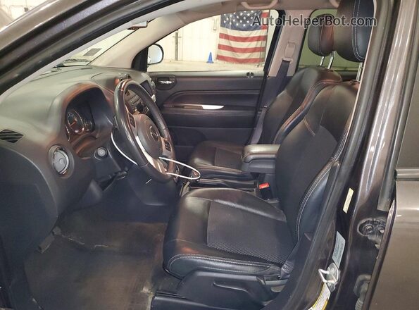 1C4NJDEB6HD163471 2017 JEEP COMPASS Gray წინა სალონის ხედი
