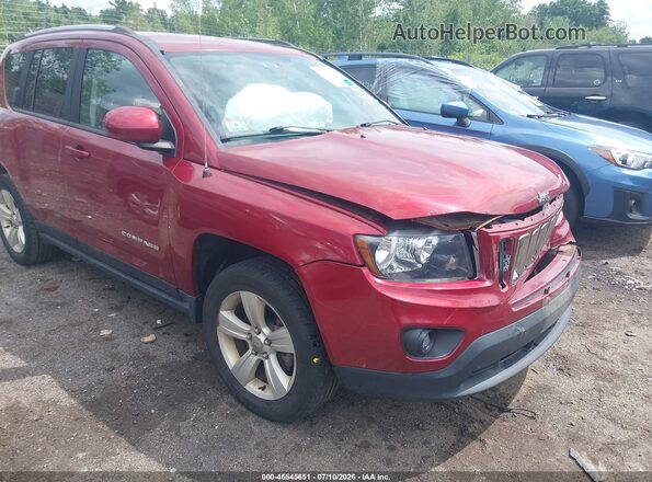 1C4NJDEB7GD758733 2016 JEEP COMPASS Красный Вид щитка приборов