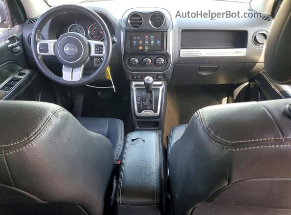 1C4NJDEB7HD191358 2017 JEEP COMPASS Silver წინა პანელის ხედი