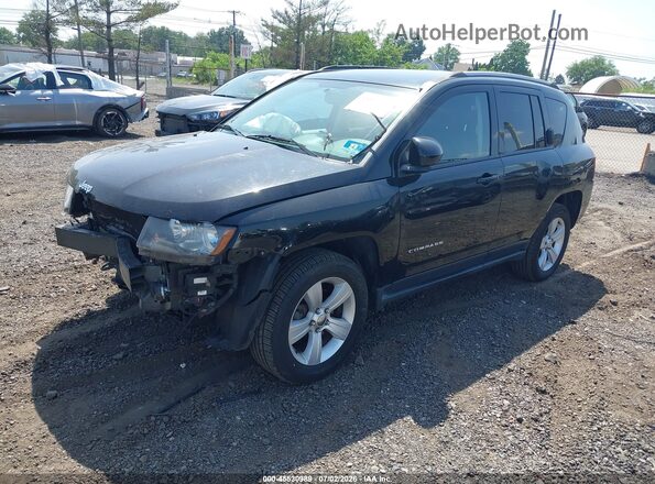 1C4NJDEB8GD654624 2016 JEEP COMPASS Black Առջևի ձախ երեք քառորդ տեսարան