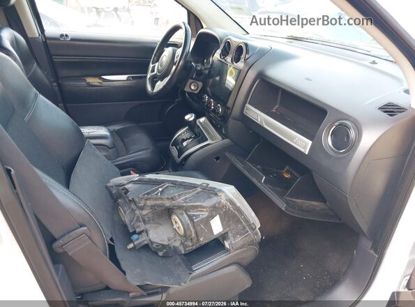 1C4NJDEB9GD617341 2016 JEEP COMPASS White წინა სალონის ხედი