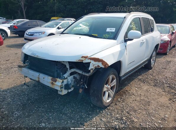 1C4NJDEB9GD617341 2016 JEEP COMPASS White წინა მარცხენა ხედი სამი მეოთხედიდან