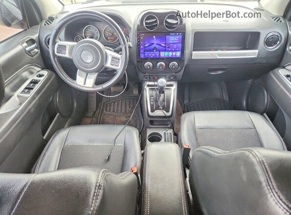 1C4NJDEB9HD143926 2017 JEEP COMPASS Black Առջևի վահանակի տեսք