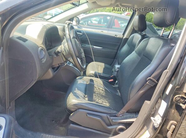1C4NJDEBXGD663048 2016 JEEP COMPASS Black წინა სალონის ხედი